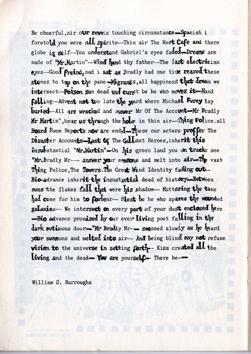 Cut-up de William S. Burroughs