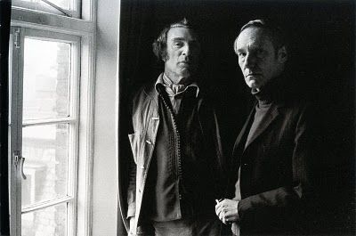 Con Brion Gysin en su piso de Londres, 1973. © Gerard Malanga.